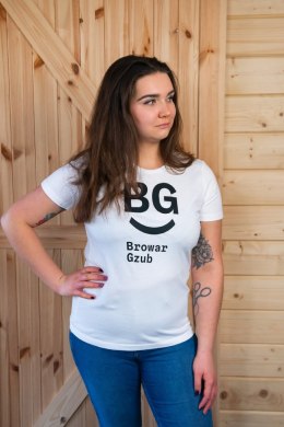 Koszulka damska biała z logo browaru