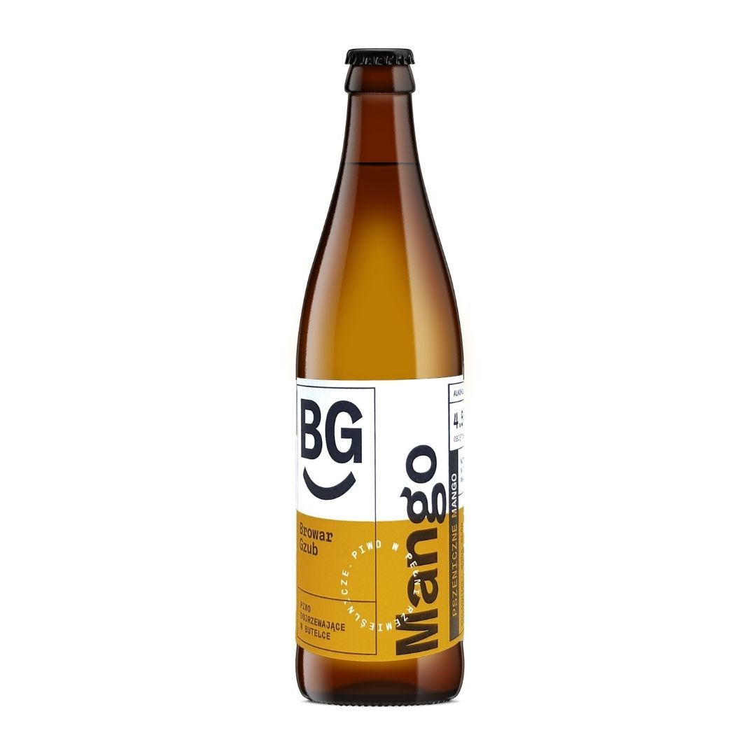 Mango - pszeniczne z pulpą mango 500 ml Mango - pszeniczne z pulpą mango 500 ml